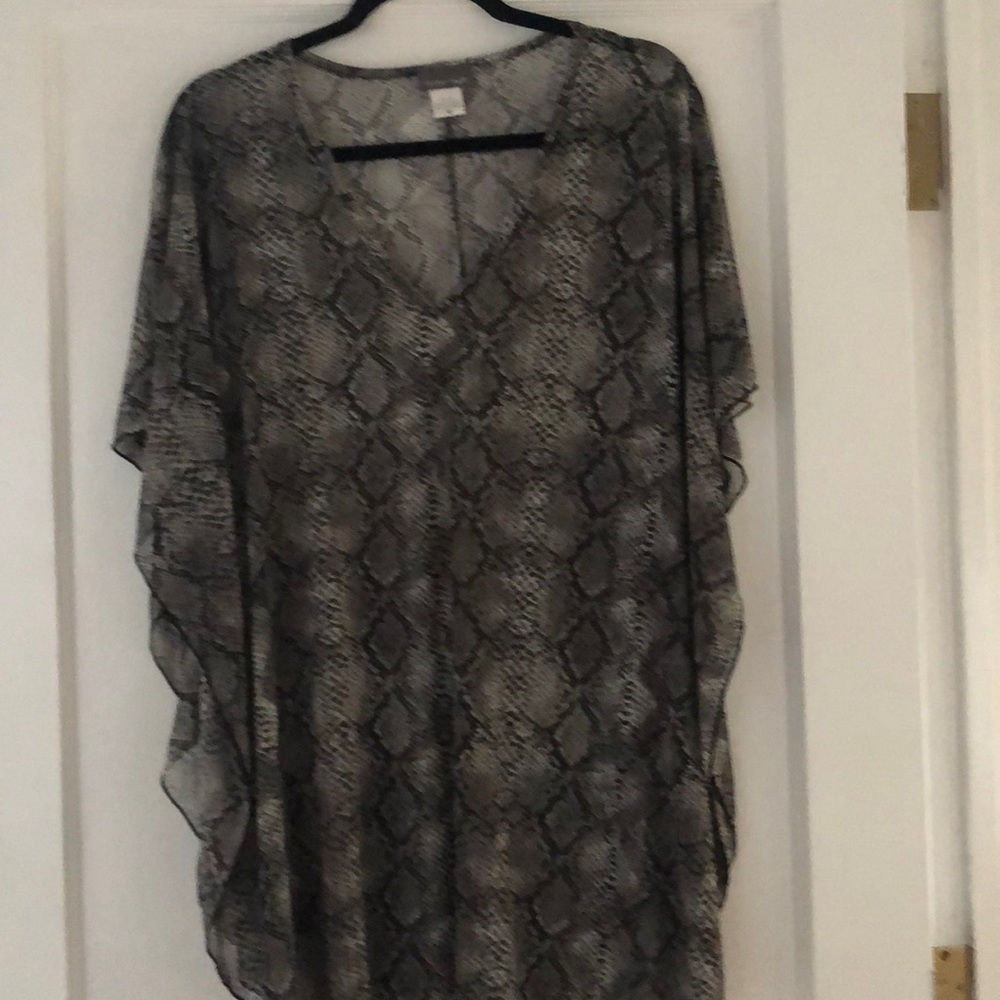Jordan Taylor Sheer Poncho Coverup